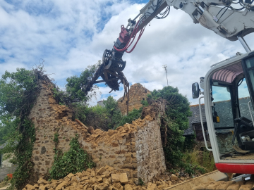 Transformation à Ploufragan : Démolition  par M2TP