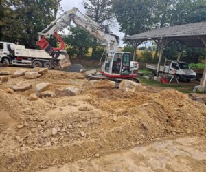 Enrochement à Ploeuc avec M2TP