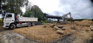 Enrochement à Ploeuc avec M2TP
