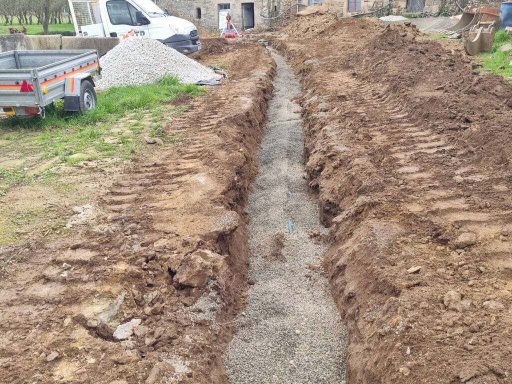 Trancher de raccordement